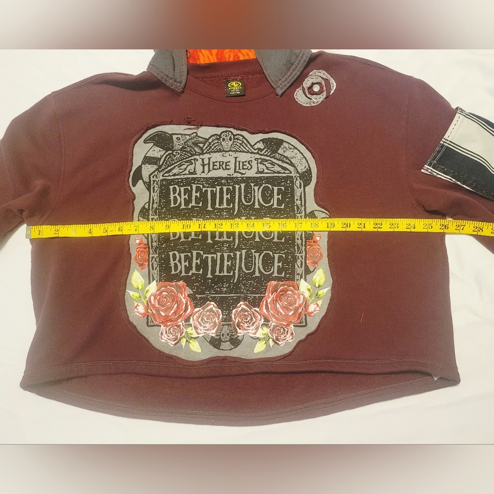 Athletic Works Maroon Graphic Sweater - Picture 13 of 15